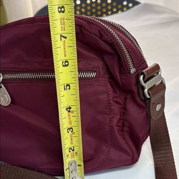 Baggallini Maroon Nylon Crossbody - Picture 3 of 12